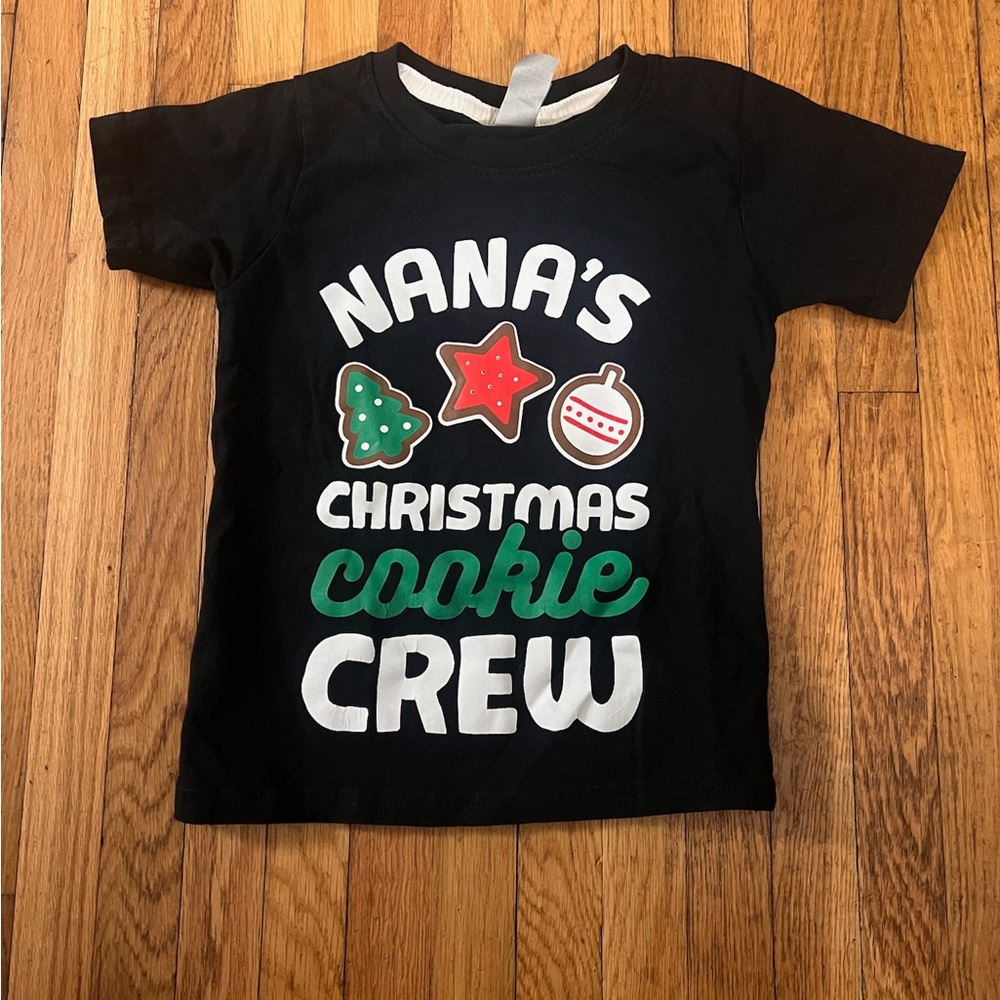 Instant Message 2T Nana's Christmas Cookie Crew Tee